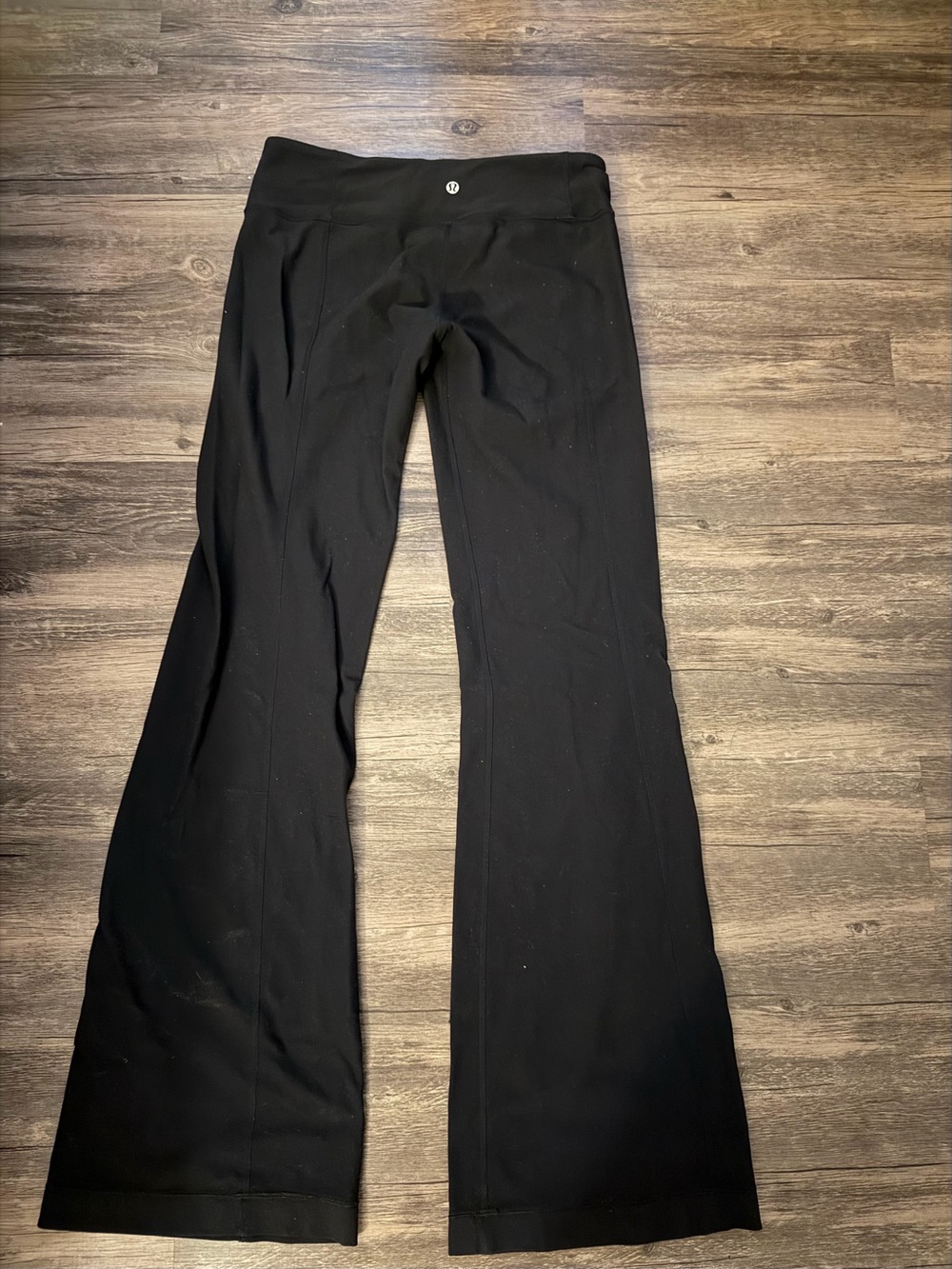lululemon athletica Black Boot-Cut Flare Yoga Pants